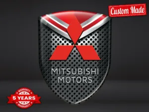 Mitsubishi Auto Plaketten Embleme Stilvoll Max Sport Langlebig